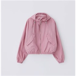 Тонкая ветрозащитная куртка с капюшоном в мелкую клетку СЕЛЛ*А