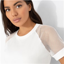 Футболка из эластичной ткани, Талант перемен (white)