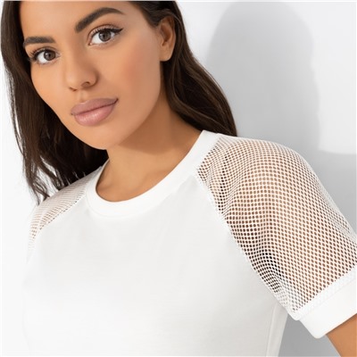 Футболка из эластичной ткани, Талант перемен (white)