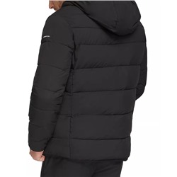 CALVIN KLEIN Men's Chevron Stretch Jacket With Sherpa Lined Hood