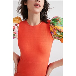 Vestido midi escote espalda