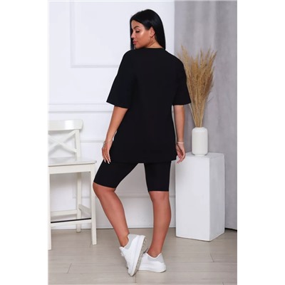 Костюм спортивный футболка и велосипедки КЖ-002