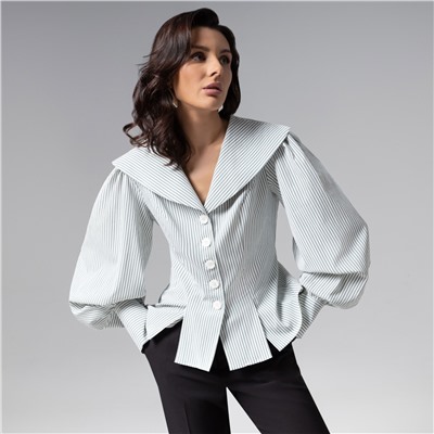 Блуза приталенного силуэта, Кутюр в голове