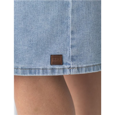 Юбка из эластичного денима