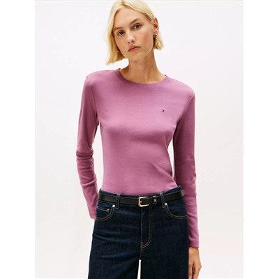 Long-Sleeve Crewneck Favorite T-Shirt