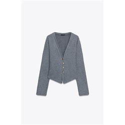 SOFT BUTTON CARDIGAN