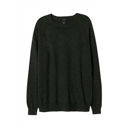 Jersey de lana y cachemir Caqui