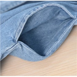 Джинсовое платье без пукавов