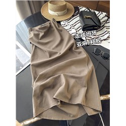 Женская юбка из смесового льна (2 цвета) МАНГ*О