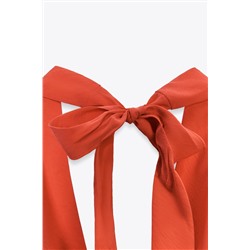 FLOWING DRAPED HALTER TOP