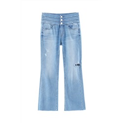 Vaquero palazzo 7/8 Azul