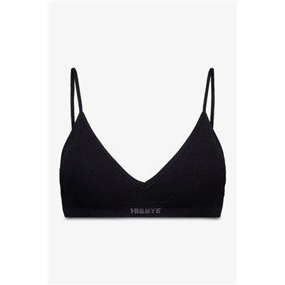 Sujetador seamless triangular negro