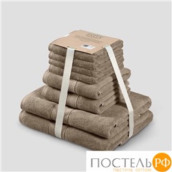 ESTIA МАРТОС беж К-т полотенец 30х50-4/50х80-2/70х130-2, 100% хлопок, 500 г/м2