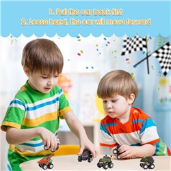 Dinosaur Toys for 3-6 Year Old Boys, Pull Back Dinosaur Cars for Kids Pull Back Vehicles Toys for Age 3-7 Boys Toy Cars Dinosaurs Party Favor Xmas Gifts for Boys Age 3-6 Stocking Fillers KL6