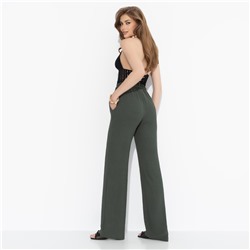 Брюки из жатой ткани, Оглушительный успех (dark green)