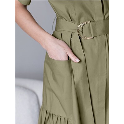 Платье из легкого хлопкового поплина