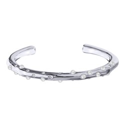 Браслет Просекко (Майорка, кристаллы SW белые; покрытие родий), Есть комплект