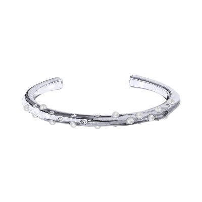 Браслет Просекко (Майорка, кристаллы SW белые; покрытие родий), Есть комплект