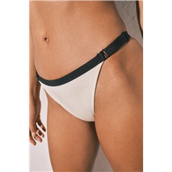 Braga bikini brasileña regulador blanca