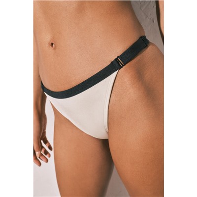 Braga bikini brasileña regulador blanca