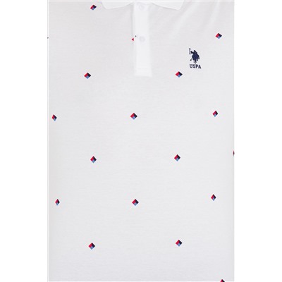 Erkek Beyaz Polo Yaka Tişört