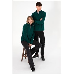 Erkek Koyu Yeşil Basic Sweatshirt