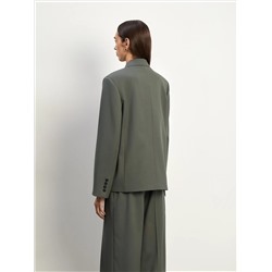 Жакет прямого кроя из костюмной шерсти, ML759/fence