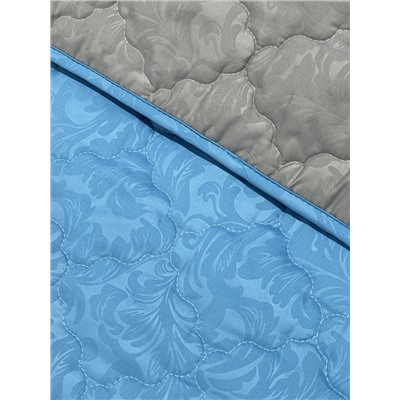 Комплект постельного белья с одеялом New Style КМ-030 голубой-серый