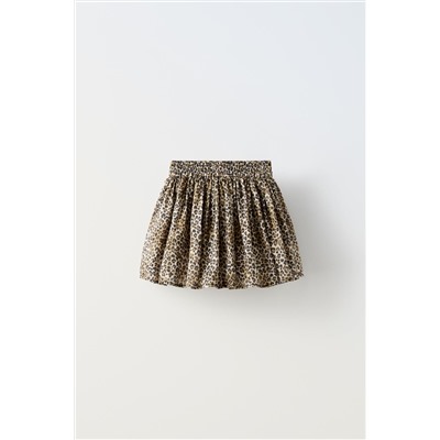 ANIMAL PRINT BERMUDA SKORT