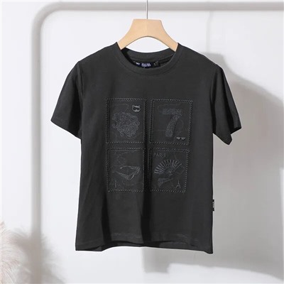 Женская футболка с вышивкой  КАР*Л 😎