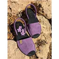 Ab.Zapatos • 3106-8 • lavanda+Pendientes flores PA3768 lila