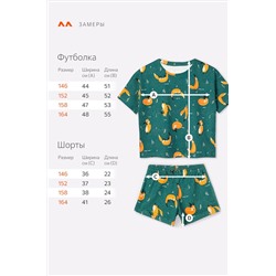 Хлопковая пижама для девочки Happyfox