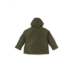 Chaqueta con capucha Verde oscuro