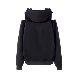 Sudadera con capucha Negro