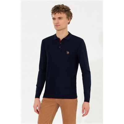 Erkek Lacivert Kazak