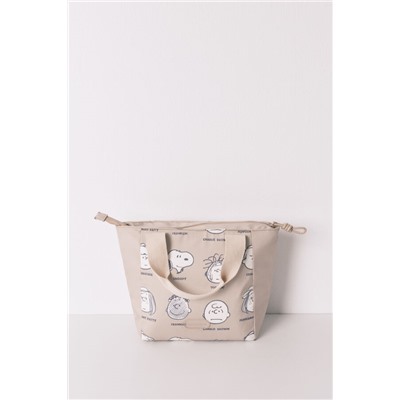 Bolsa térmica porta alimentos beige Snoopy