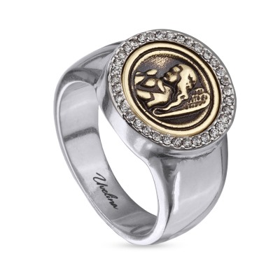 Кольцо Ангел (кристаллы SW; античное серебро, античное золото), Есть комплект