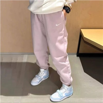 Теплые женские штаны с широкой резинкой на талии   Nik*e Аутлет. Оригинал