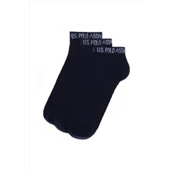 U.S. Polo Assn. 3'li Kadın Lacivert Çorap 7678