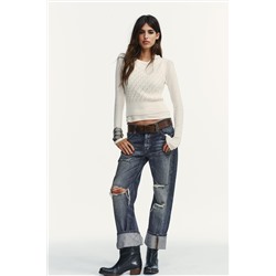 JUMPER WITH WAISTCOAT DETAIL