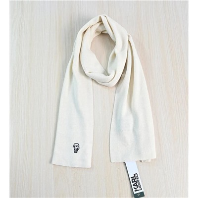 Теплый вязаный шарф с рисунком КАР*Л 😎