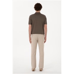Erkek Taş Slim Fit Kanvas Pantolon