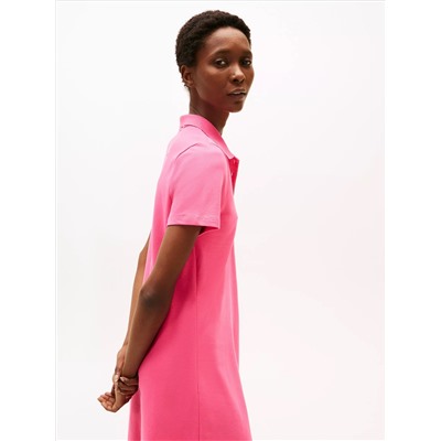 Regular Fit Stretch-Cotton Polo Dress