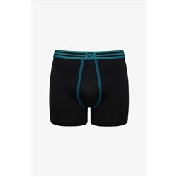 Penti 2li Siyah Çok Renkli Boxer Külot