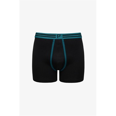 Penti 2li Siyah Çok Renkli Boxer Külot