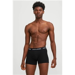 Jack & Jones Erkek Logolu Beli Lastikli 5'li Boxer Paketi - Solid