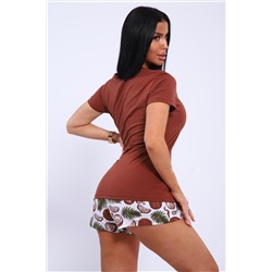 Пижама с шортами GIRL