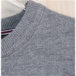 Мужской шерстяной кардиган с круглым вырезом и длинным рукавом ХЭЗЗ*И