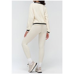 Женский свитшот с глубоким V-образным вырезом