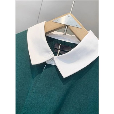 Мужское поло с белым рубашечным воротником  C*&*A  Экспорт